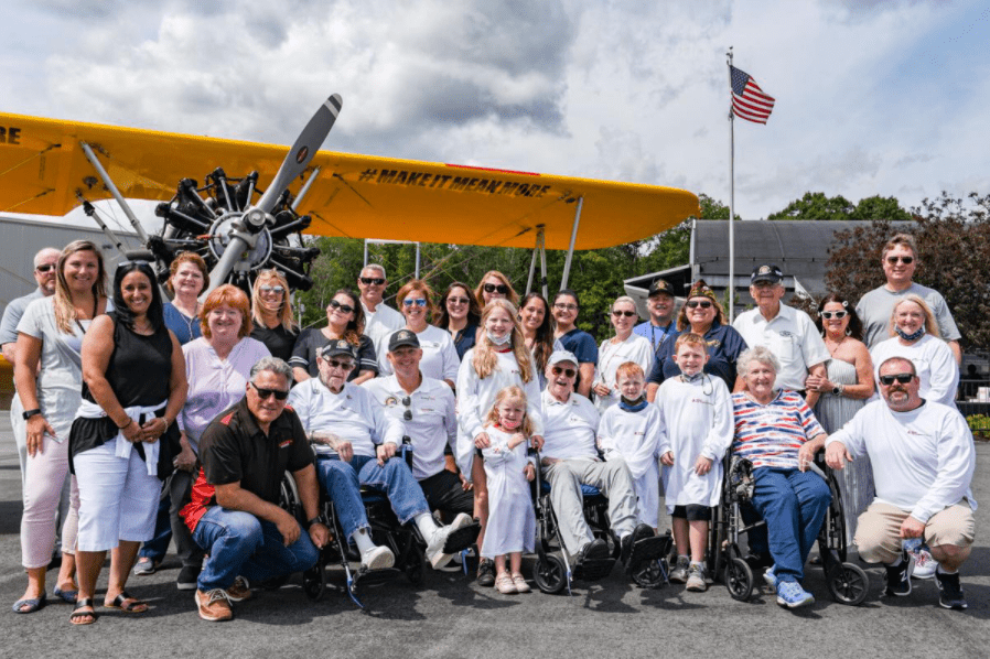 Operation September by DreamFlights for WWII Veterans takes place at the Beverly Airport